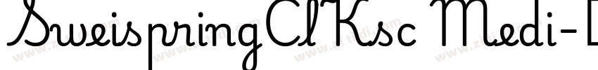 SweispringClKsc Medi字体转换
